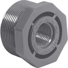 Value Collection - 2 x 1-1/2" PVC Plastic Pipe Bushing - MIPT x FIPT End Connections - Eagle Tool & Supply