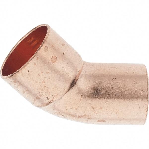 Value Collection - 1-1/4" Wrot Copper Pipe 45° Street Elbow - FTG x C - Eagle Tool & Supply