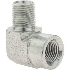 Value Collection - Industrial Pipe 90° Street Elbow - MNPTF x FNPTF, 6,000 psi - Eagle Tool & Supply