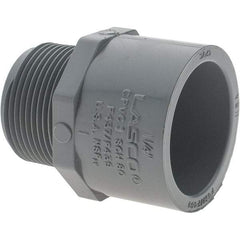 Value Collection - 1-1/4" CPVC Plastic Pipe Male Adapter - MIPT x Slip End Connections - Eagle Tool & Supply