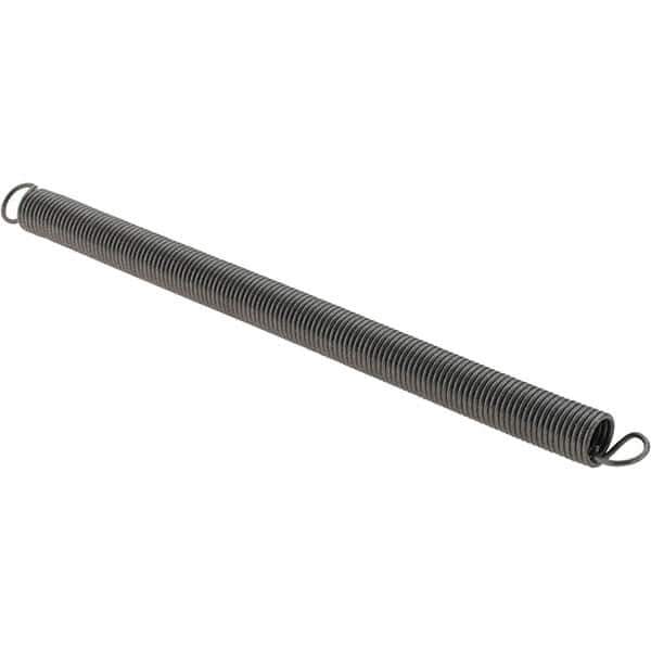Value Collection - 1/4" OD, Steel Extension Spring - 0.8125 Lb/In Rating - Eagle Tool & Supply