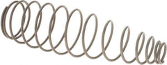 Value Collection - 1-1/16" OD, 0.051" Wire, Compression Spring - 1.2 Lb Spring Rating, Spring Steel - Eagle Tool & Supply