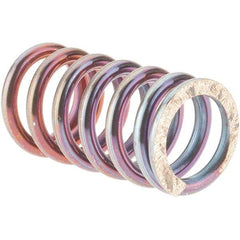 Value Collection - 1/2" OD, 0.072" Wire, Compression Spring - 52 Lb Spring Rating, Spring Steel - Eagle Tool & Supply