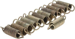 Value Collection - 19/64" OD, Steel Extension Spring - 3.8 Lb/In Rating - Eagle Tool & Supply