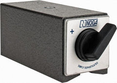 Noga - 120mm Long x 50mm Wide x 55mm High Magnetic Indicator Base with On/Off Switch - 1,300 N Magnetic Pull - Eagle Tool & Supply