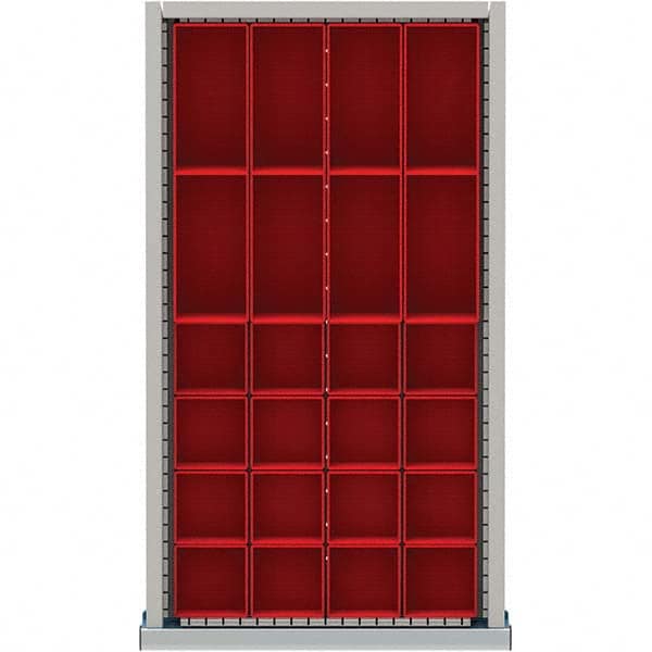 LISTA - 24-Compartment Drawer Divider Layout for 2.17" High Drawers - Eagle Tool & Supply