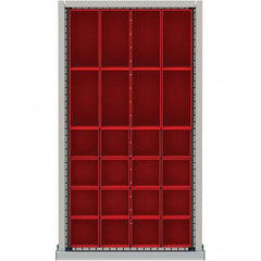 LISTA - 24-Compartment Drawer Divider Layout for 2.17" High Drawers - Eagle Tool & Supply