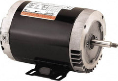 US Motors - 1/2 hp, ODP Enclosure, No Thermal Protection, 3,450 RPM, 575 Volt, 60 Hz, Three Phase Standard Efficient Motor - Size 56 Frame, C-Face Mount, 1 Speed, Ball Bearings, 0.9 Full Load Amps, B Class Insulation, CCW Lead End - Eagle Tool & Supply