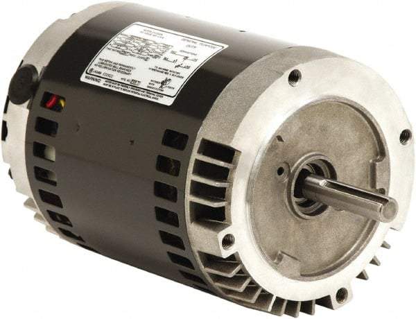 US Motors - 3/4 hp, ODP Enclosure, No Thermal Protection, 3,450 RPM, 208-230/460 & 190/380 Volt, 60 Hz, Three Phase Standard Efficient Motor - Size 56 Frame, C-Face Mount, 1 Speed, Ball Bearings, 2.7-2.8/1.4 Full Load Amps, B Class Insulation, Reversible - Eagle Tool & Supply