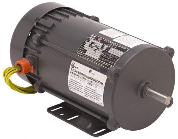 US Motors - 1/4 hp, Auto Thermal Protection, 1,725 RPM, 115/208-230 Volt, Single Phase Motor - Size 56 Frame, C-Face with Base & C-Face without Base Mount, Ball Bearings, 4.6/2.3-2.3 Full Load Amps, B Class Insulation - Eagle Tool & Supply