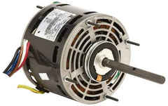 US Motors - 3/4 hp, OAO Enclosure, Auto Thermal Protection, 1,075 RPM, 208-230 Volt, 60 Hz, Industrial Electric AC/DC Motor - Size 48 Frame, Hub Mount, 5 Speed, Ball Bearings, 4.6 Full Load Amps, B Class Insulation, CCW Lead End - Eagle Tool & Supply