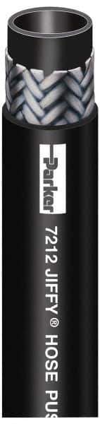 Parker - 5/8" ID x 29/32" OD CTL Push-on Air Hose - 300 Working psi, -40 to 212°F, Black - Eagle Tool & Supply