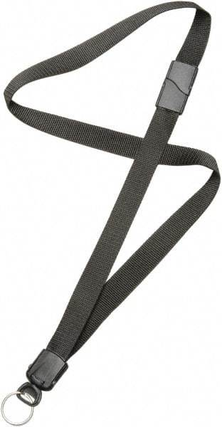 Ability One - Lanyards Material: Nylon Color: Black - Eagle Tool & Supply