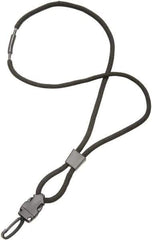 Ability One - Lanyards Material: Polyester Color: Black - Eagle Tool & Supply