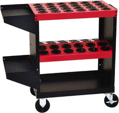 Huot - 48 Tool Capacity, CAPTO C6 Taper ToolScoot CNC Tool Cart - Eagle Tool & Supply