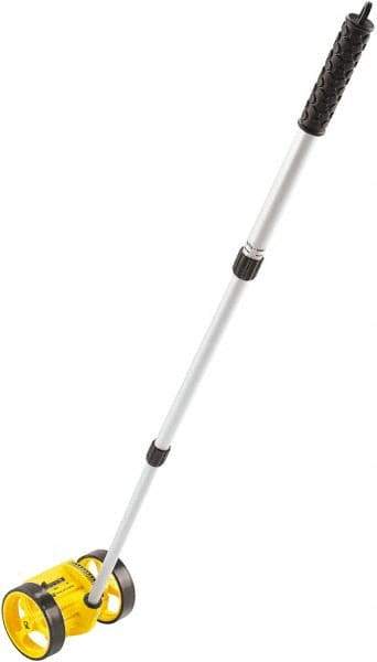 CST/berger - 10,000' Counter Limit, 36-1/2" OAL, Measuring Wheel - 1" Accuracy per 100", Measures in Feet - Eagle Tool & Supply