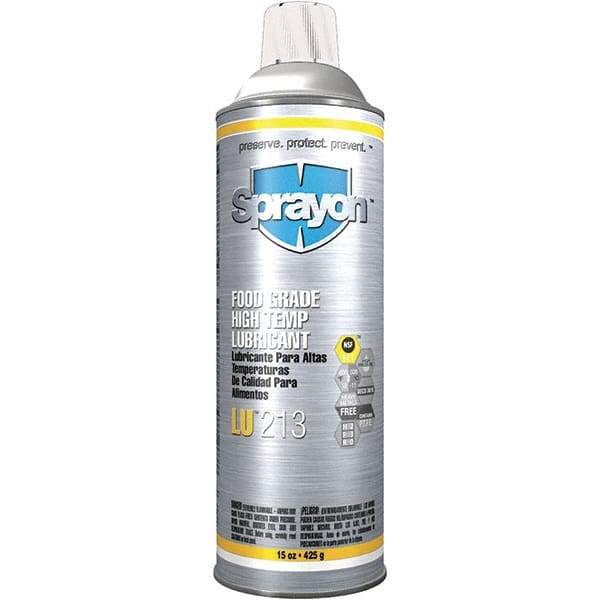 Sprayon - 20 oz Aerosol Spray Lubricant - 12°F to 635°F, Food Grade - Eagle Tool & Supply