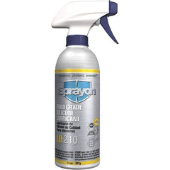 Sprayon - 12 oz Bottle Spray Lubricant - Clear, -40°F to 450°F, Food Grade - Eagle Tool & Supply