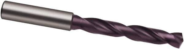 Guhring - 16.5mm 140° Solid Carbide Jobber Drill - FIREX Finish, Right Hand Cut, Spiral Flute, 143mm OAL, SU Point - Eagle Tool & Supply