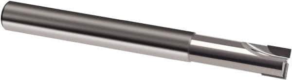 Guhring - 8mm, 8mm LOC, 8mm Shank Diam, 100mm OAL, 2 Flute, Polycrystalline Diamond (PCD) Square End Mill - Single End, Series 5493 - Eagle Tool & Supply