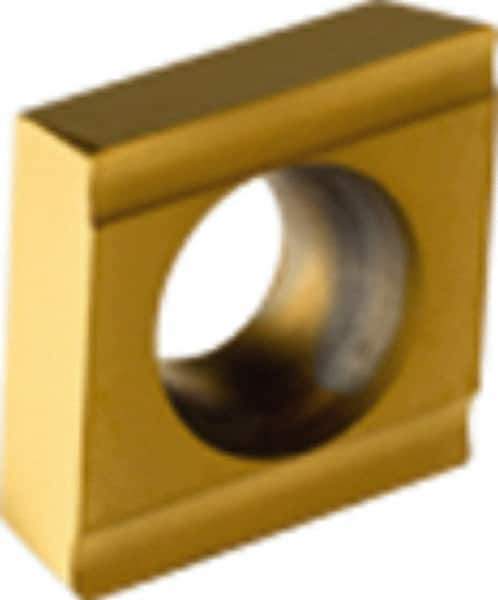 Guhring - CPGT020400 T Grade VHM Carbide Milling Insert - TiN Finish, 2.38mm Thick - Eagle Tool & Supply