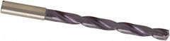 Guhring - Letter F 140° Spiral Flute Solid Carbide Taper Length Drill Bit - Eagle Tool & Supply