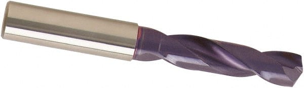 Guhring - #25 140° Spiral Flute Solid Carbide Screw Machine Drill Bit - Eagle Tool & Supply