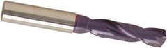 Guhring - 3.7mm 140° Spiral Flute Solid Carbide Screw Machine Drill Bit - Eagle Tool & Supply