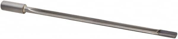 Guhring - 6.3mm, 542mm Flute Length, Carbide-Tipped Shank, Single Flute Gun Drill - Eagle Tool & Supply