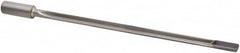 Guhring - 6.3mm, 542mm Flute Length, Carbide-Tipped Shank, Single Flute Gun Drill - Eagle Tool & Supply