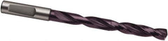 Guhring - 3/4", 140° Point, Spiral Flute, Solid Carbide Taper Length Drill Bit - FIREX Finish, 190mm Flute Length, 244mm OAL, Series 5612 - Eagle Tool & Supply