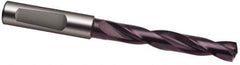 Guhring - 1/4" 140° Solid Carbide Jobber Drill - FIREX Finish, Right Hand Cut, Spiral Flute, 91mm OAL, SU Point - Eagle Tool & Supply