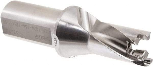 Iscar - 1.024" to 1.059" Diam, 1.5xD, 1.54" Max Depth, 1-1/4" Shank Diam, 5.52" OAL, Replaceable-Tip Drill - FCP, HCP-IQ, ICK, ICK-2M, ICM, ICP, iCP-2M Insert, 53758793 Toolholder, Series SumoCham - Eagle Tool & Supply