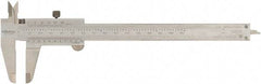 Mitutoyo - 0 to 150mm Stainless Steel Vernier Caliper - 0.02mm Graduation, 40mm Jaw Depth, 0.03mm Accuracy, Includes NIST Traceability Certificate - Eagle Tool & Supply