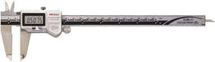 Mitutoyo - 0 to 200mm Range, 0.01mm Resolution, IP67 Electronic Caliper - 0.001" Accuracy, SPC Output - Eagle Tool & Supply