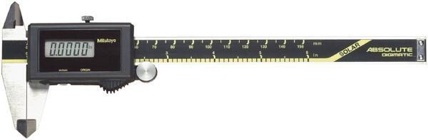 Mitutoyo - 0 to 150mm Range, 0.01mm Resolution, Electronic Caliper - 0.001" Accuracy, SPC Output - Eagle Tool & Supply
