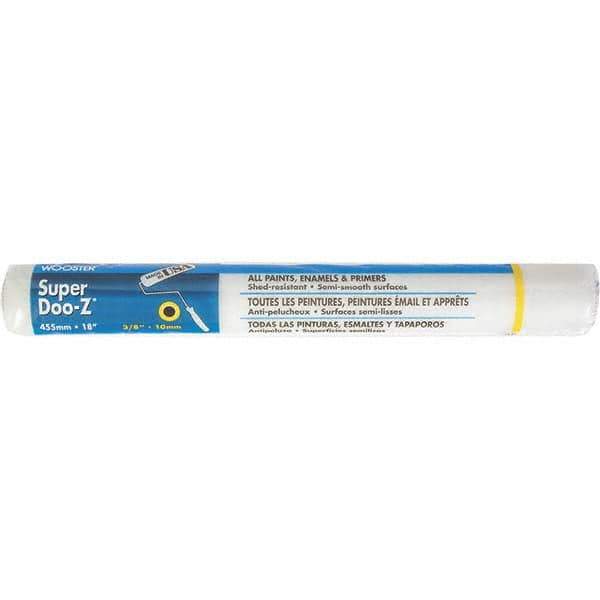 Wooster Brush - 3/8" Nap, 18" Wide Paint Roller Cover - Medium-Rough Texture, Woven - Eagle Tool & Supply