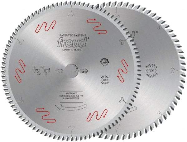 Freud - 220mm Diam, 30mm Arbor Hole Diam, 64 Tooth Wet & Dry Cut Saw Blade - Carbide-Tipped, Standard Round Arbor - Eagle Tool & Supply