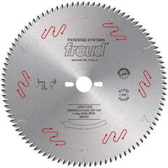 Freud - 250mm Diam, 30mm Arbor Hole Diam, 80 Tooth Wet & Dry Cut Saw Blade - Carbide-Tipped, Standard Round Arbor - Eagle Tool & Supply