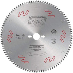 Freud - 300mm Diam, 30mm Arbor Hole Diam, 96 Tooth Wet & Dry Cut Saw Blade - Carbide-Tipped, Standard Round Arbor - Eagle Tool & Supply