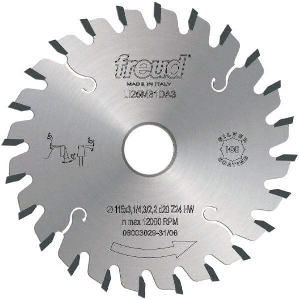 Freud - 200mm Diam, 45mm Arbor Hole Diam, 36 Tooth Wet & Dry Cut Saw Blade - Carbide-Tipped, Standard Round Arbor - Eagle Tool & Supply