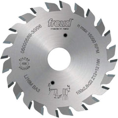 Freud - 120mm Diam, 50mm Arbor Hole Diam, Wet & Dry Cut Saw Blade - Carbide-Tipped, Standard Round Arbor - Eagle Tool & Supply