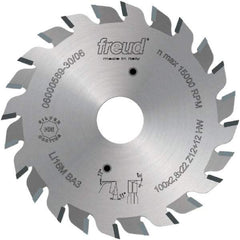 Freud - 120mm Diam, 20mm Arbor Hole Diam, Wet & Dry Cut Saw Blade - Carbide-Tipped, Standard Round Arbor - Eagle Tool & Supply