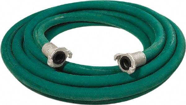 Alliance Hose & Rubber - 3/4" Inside x 1-1/2" Outside Diam, Grade 0 Synthetic Rubber, Sandblast Hose - Green, 25' Long, 150 psi Working Pressure - Eagle Tool & Supply