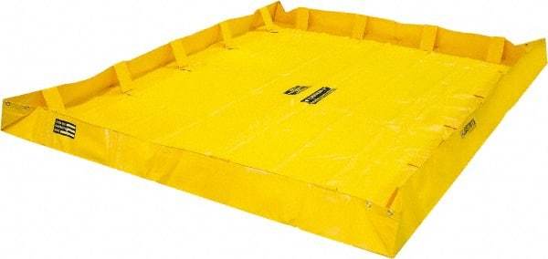 Justrite - 318 Gal Low Wall Berm - 8' Wide x 8" Long - Eagle Tool & Supply