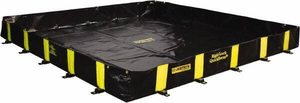 Justrite - 1,075 Gal Low Wall Berm - 12' Wide x 12" Long - Eagle Tool & Supply