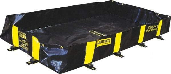 Justrite - 355 Gal Low Wall Berm - 6' Wide x 8" Long - Eagle Tool & Supply