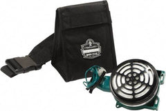 Ergodyne - 1 Pocket Black Nylon SCBA Mask Bag - 5" Wide x 5-1/2" Deep x 3-1/2" High - Eagle Tool & Supply