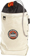 Ergodyne - White Canvas Bolt Bag - 5" Wide x 10" Deep x 13" High - Eagle Tool & Supply