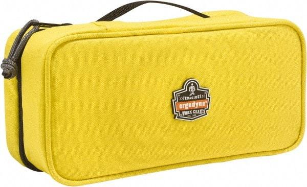 Ergodyne - 1 Pocket Yellow Polyester Tool Bag - 10" Wide x 4-1/2" Deep x 3" High - Eagle Tool & Supply